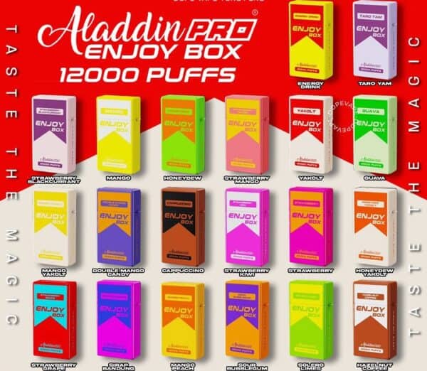 Aladdin enjoy box 12k puff